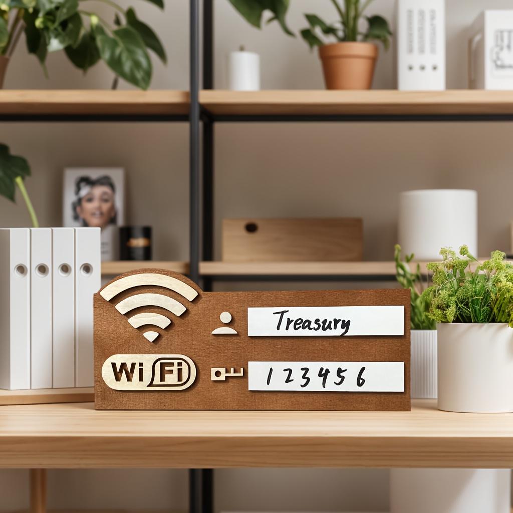 1 шт. Знак с теплым напоминанием о пароле Wi-Fi, Рукописный логотип, Знак бесплатного Wi-Fi, Знак напоминания о беспроводной сети