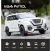 1/24 Nissan Patrol Металлический Литой Внедорожник Модель Автомобиля для Игрушек для Мальчиков Сплавная Модель со Спортивным Комплектом 6 Открывающихся Дверей A303