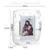 Crystal Sticker Transparent Storage Case Photo Bag Camera Cover Protective Shell