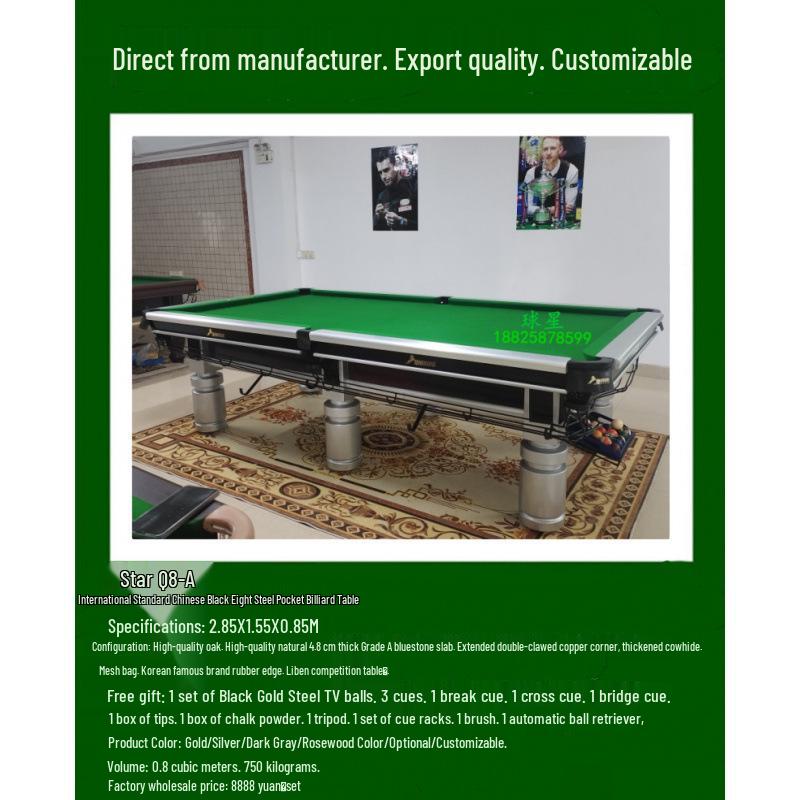 12ft Xin Qiuxing Russian Billiard Club Table
