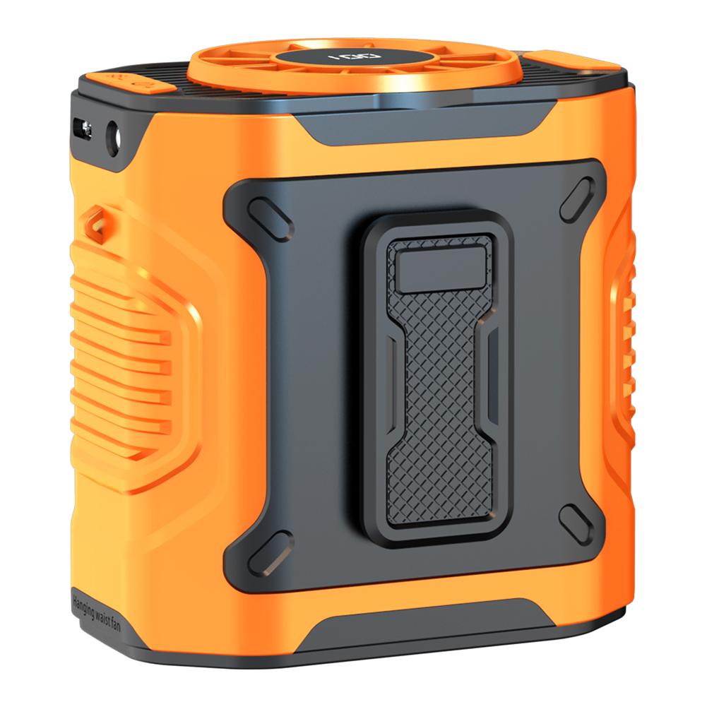 Portable Clip On Waist Fan Wearable Belt Shirt Body Fans Rechargeable Hands-Free Hanging Neck Fan For Summer Outdoor Travel New