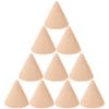 10Pcs Round Cone Craft Unfinished Wood Cones Ideal for DIY Painting Stamping Jewelry Ring Display Decor DIY Cone