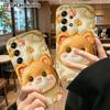 Phone case: 2D flat, suitable for Samsung Galaxy A34 A35 M05 M06 S20 S22 S21 FE Plus 5G protective case, hamster big head, perfect Christmas and Hallo