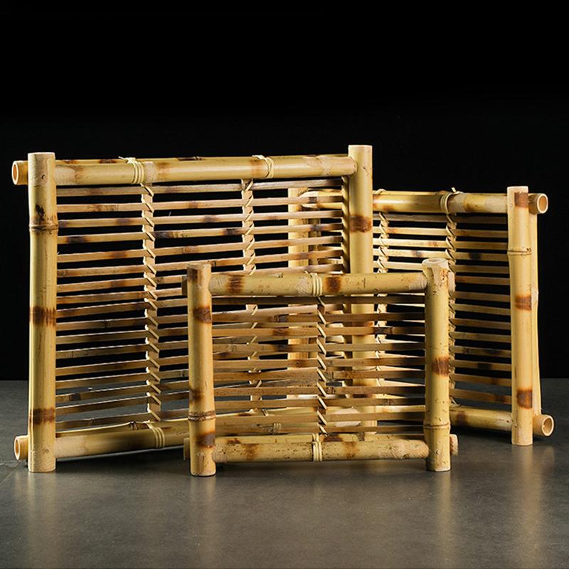 1PC Tea Dessert Tray Creative Snack Fried Plate Southeast Asian Fried Food Tray Service Plates SML