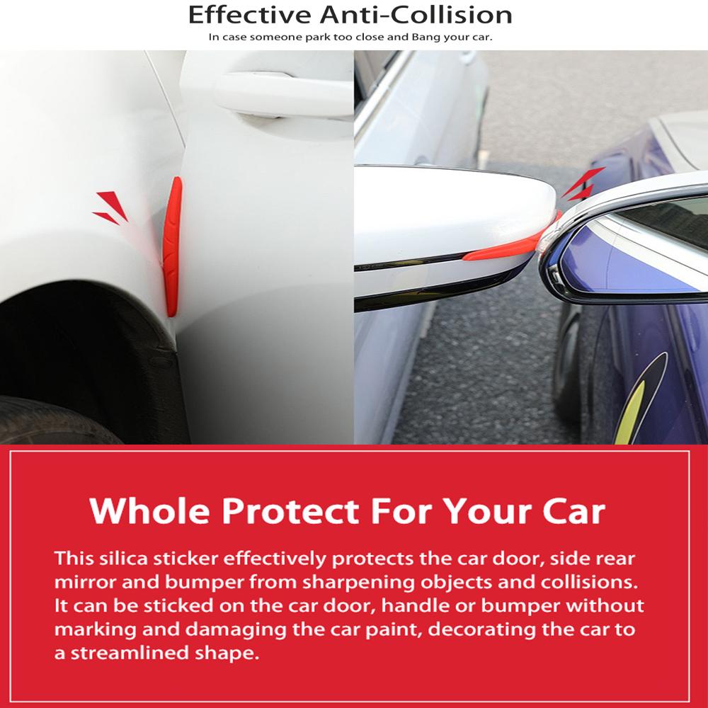Силиконовая защитная полоса для бампера двери автомобиля, защита углов, полосы защиты от царапин, лезвие, защита от столкновений, авто