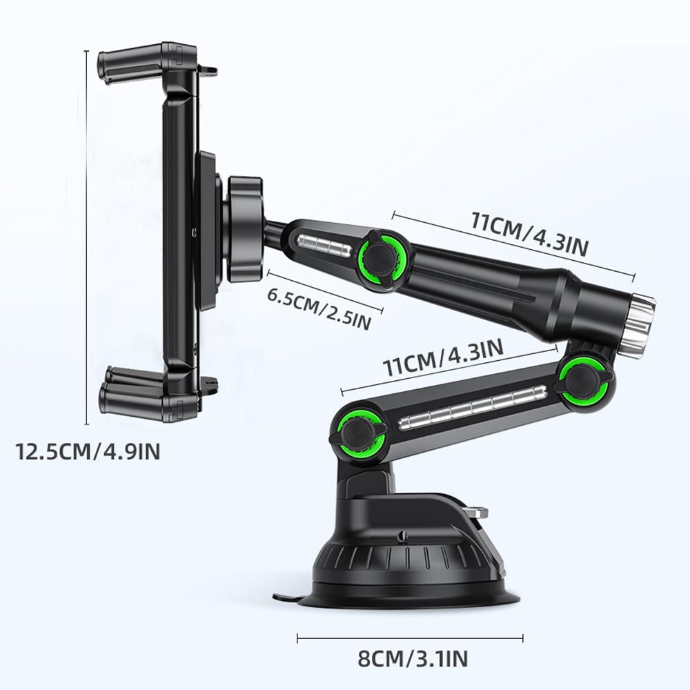 XP039PAD Держатель на присоске для автомобиля Регулируемая подставка для телефона/планшета для грузовика, автобуса, транспортного средства