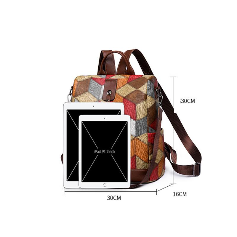 Yogodlns Противоугонный водонепроницаемый женский рюкзак из искусственной кожи, женская дорожная сумка, повседневная школьная сумка для девочек-подростков, сумка для книг с несколькими карманами