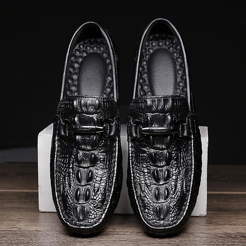 Мокасины из натуральной кожи, мужские роскошные мокасины без застежек, повседневные туфли для вождения с мехом, зимняя теплая обувь, мужские туфли-лодочки, размер 38-45