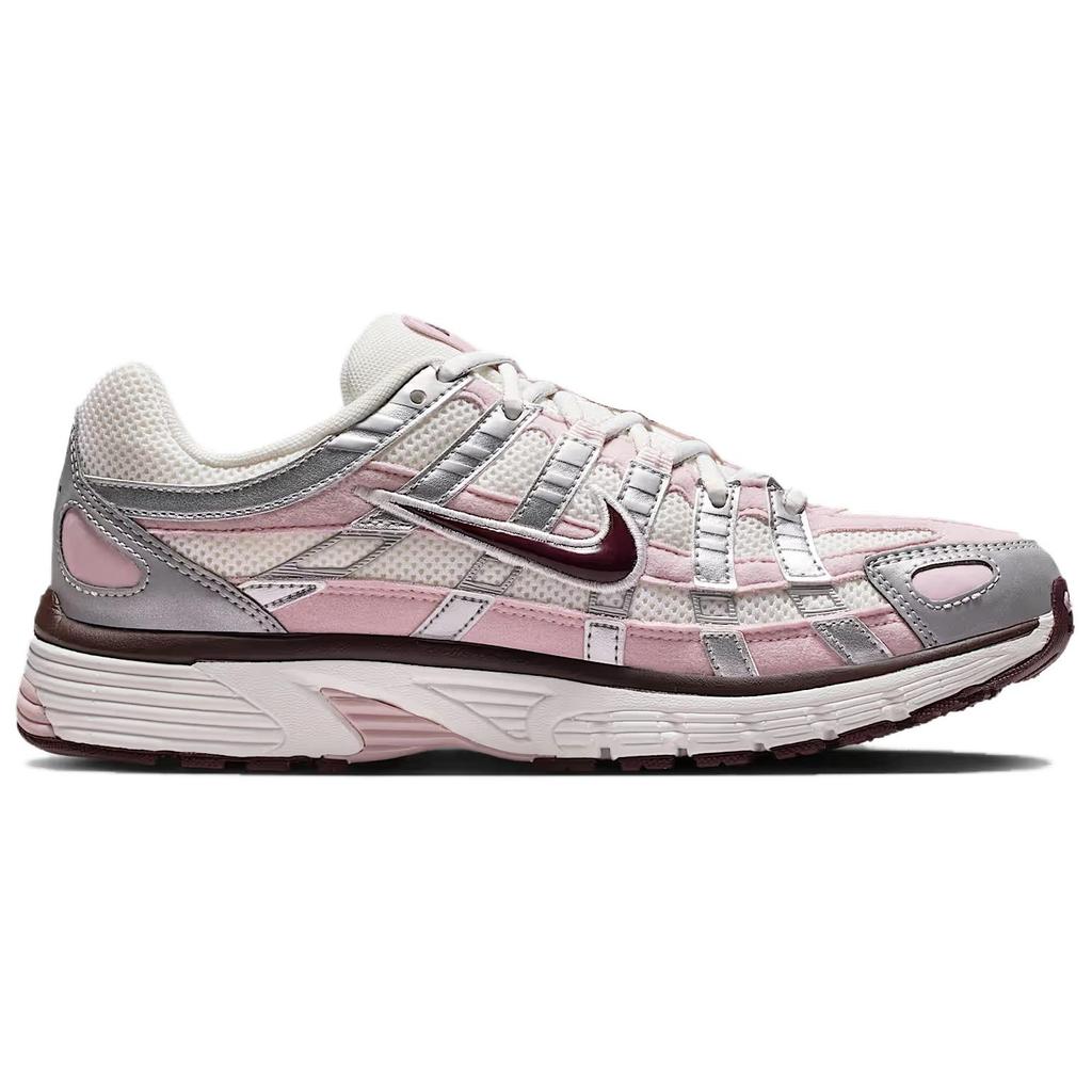 (WMNS) Nike P-6000 'Summit White Metallic Silver Burgundy Crush' Женские IM6026-121