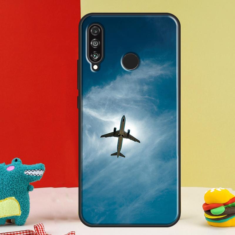Чехол для Huawei Nova 12i 12s 11i 5T 9 10 SE Y91 Y90 Y60 Y70 Y72 Y61 P60 Pro P20 P40 P30 Lite с рисунком Самолет Летать Путешествие