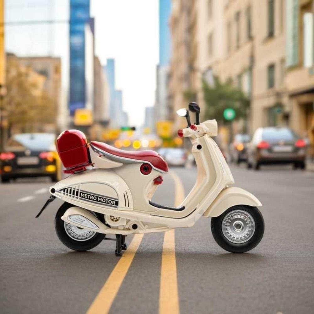 Diecasts Vehicle Retro Motorcycles Cars Toys Zinc Zinc Alloy Vehicles Light Music Toy Home Decoration