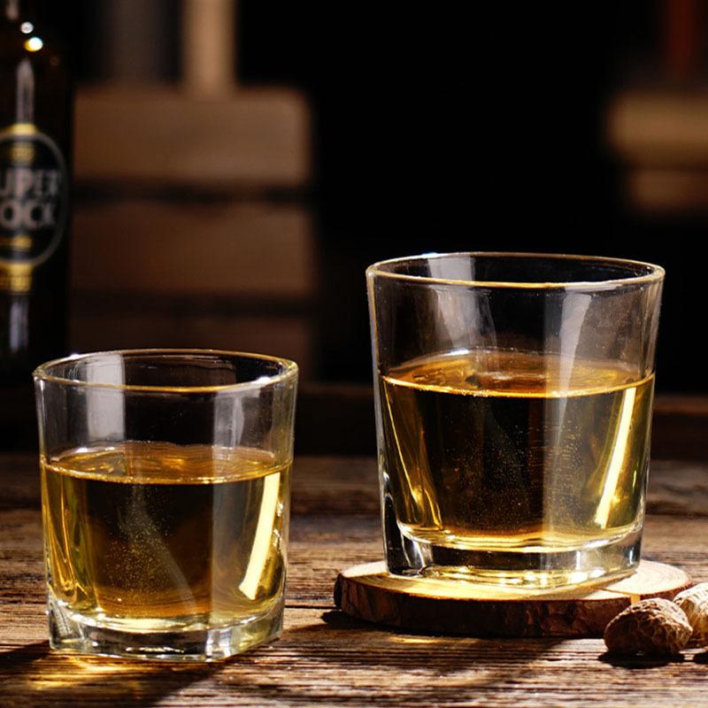 Креативный квадратный стакан прозрачный для холодных напитков малого объема тамблер для кофе со льдом молочного чая чашка для питья бокал для красного вина кофейная чашка