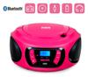BIGBEN CD62RSUSBBT - портативный CD/MP3-плеер, USB с FM-радио и Bluetooth, розовый, BigBen