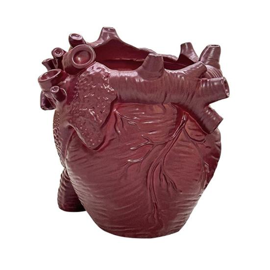 Маленький держатель для ручек в форме человеческого сердца, реалистичная 3D-модель анатомии сердца, настольный органайзер для хранения кистей для макияжа, ручек