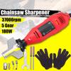 180W 5 Gears Electric Power Chain Saw Sharpener Grinder Machine Garden Tools Portable Electric Chainsaw Sharpening