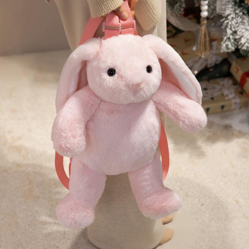 Nice 40Cm Lovely Plush Sloth Alpaca Lemur Elephant Backpack Toy Cute Animal Shoulders Bag Lions Rabbit Giraffe Nice Gift
