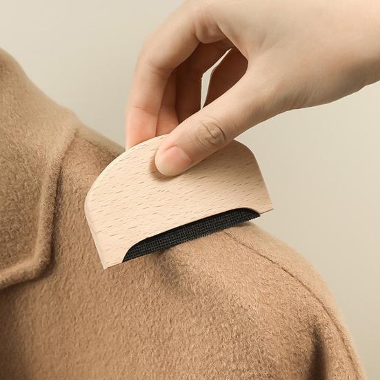 Wool Cashmere Comb for Sweater Manual Wooden Pilling Remover Fuzz Fabric Lint Remover Portable Clothing Brush Tool for Knits Woolens Scarves