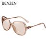 BENZEN Photochromic Polarized Sunglasses Women UV 400 Chameleon Sun Glasses Driver Driving Goggle Anti-glare Shades BS6661