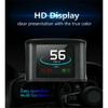 Автомобильный цифровой OBD2 дисплей Датчик температуры HUD Бортовой компьютер ECU Спидометр Охлаждающая жидкость