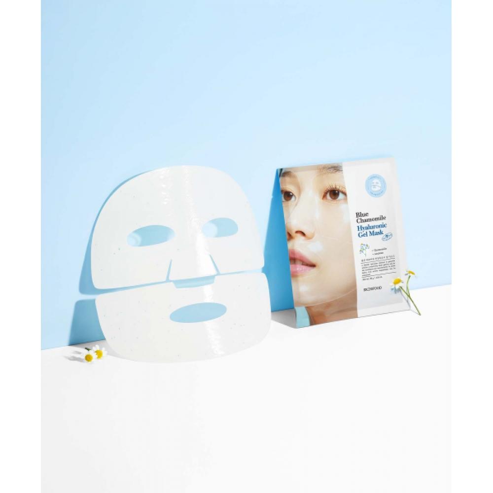 Skinfood Blue Chamomile Hyaluronic Gel Mask 5 Sheets
