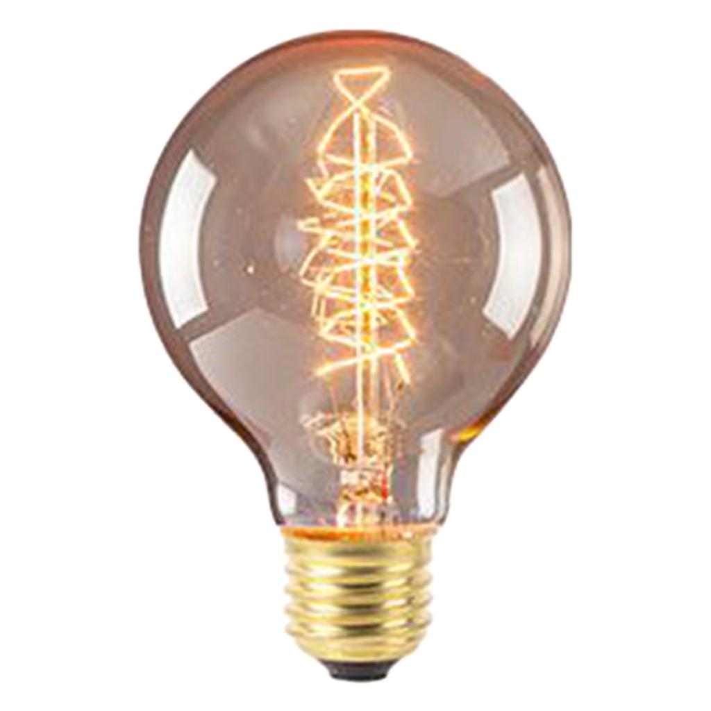 Light Bulbs 40W 2700K Warm White Lighting Amber Glass Retro Light Bulbs For E27 Screw Base Vintage Filament Light Bulb
