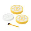 Karcher VC3 Упаковка сменных фильтров для пылесоса - Упаковка из трех штук с HEPA и поролоновыми фильтрами, Включает щетку для чистки