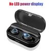V10 BT 5.0 Wireless Earphones Stereo Wireless Mini Earbuds HiFi Sound Headphones 2400mAh Powerbank