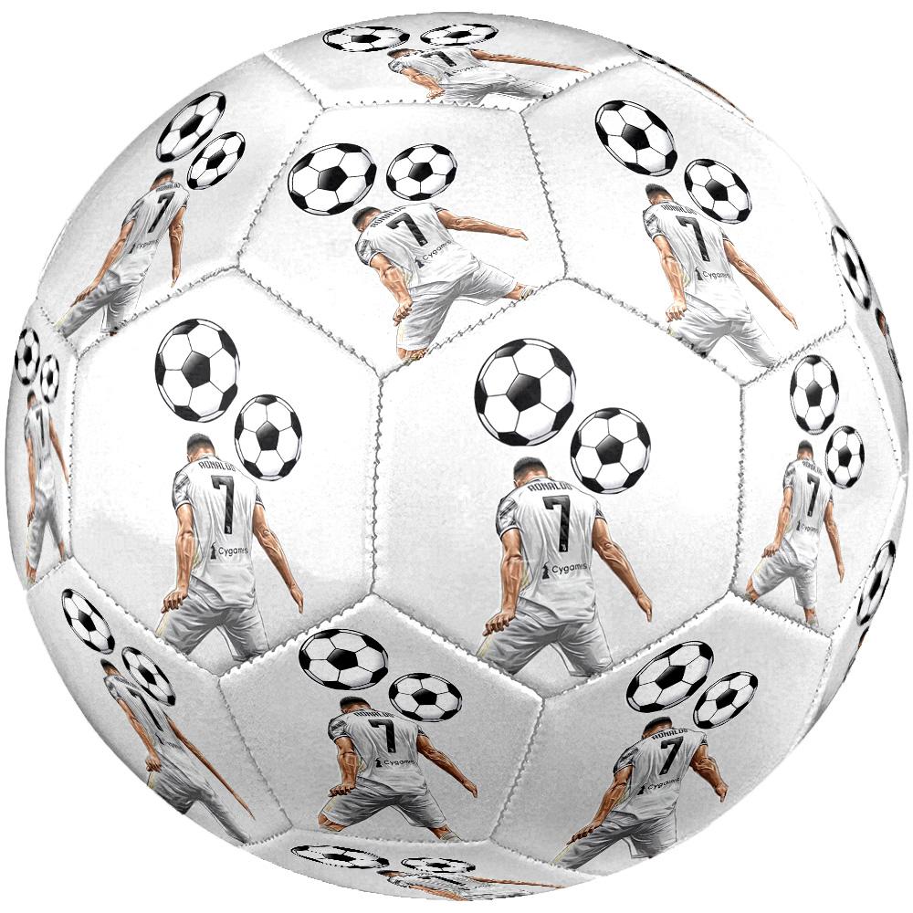 Goat: Cr7's Legacy Size 5 Football Machine-Stitched Indoor/Outdoor Universal Football for Football Accessories Birthday/Christmas Wedding Party Gift
