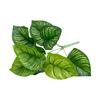 1 Branch Chic Artificial Plant Flexible Eye-catching Plastic Decorative Realistic Fake Leaves Stem Party Supplies