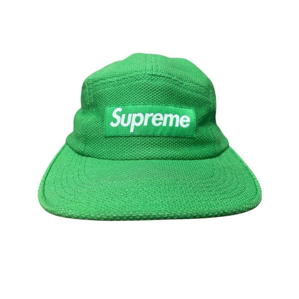 Б/у кепка Supreme Pique Knit Camp Cap Зеленая 2015ss