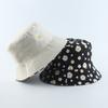 Summer Daisies Bucket Hat Women Fashion Cotton Beach Sun Hats Reversible Bob chapeau Femme Floral Hat Fisherman Hat