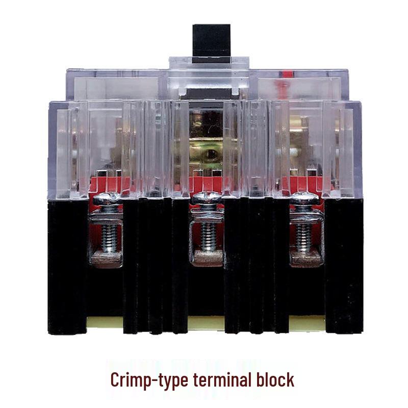 Transparent Hydraulic Electromagnetic Plastic Circuit Breaker DZ15-100T/3901 63A 100A 3-Phase 3P