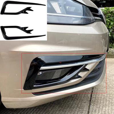 Для VW Golf 7 MK7 Golf7 MK7.5 VII 2017-2019 Facelift передний бампер противотуманные фары решетка крышка отделка Wind Knife Razor Style Canards Kit