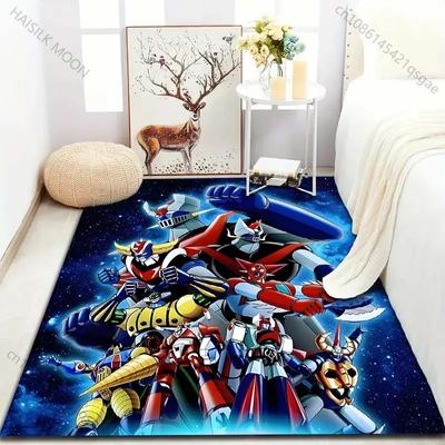 Японское аниме Грендизер для ковра в гостиную Роскошное украшение дома Нескользящие коврики для спальни Ковры для большой площади Моющиеся ковры