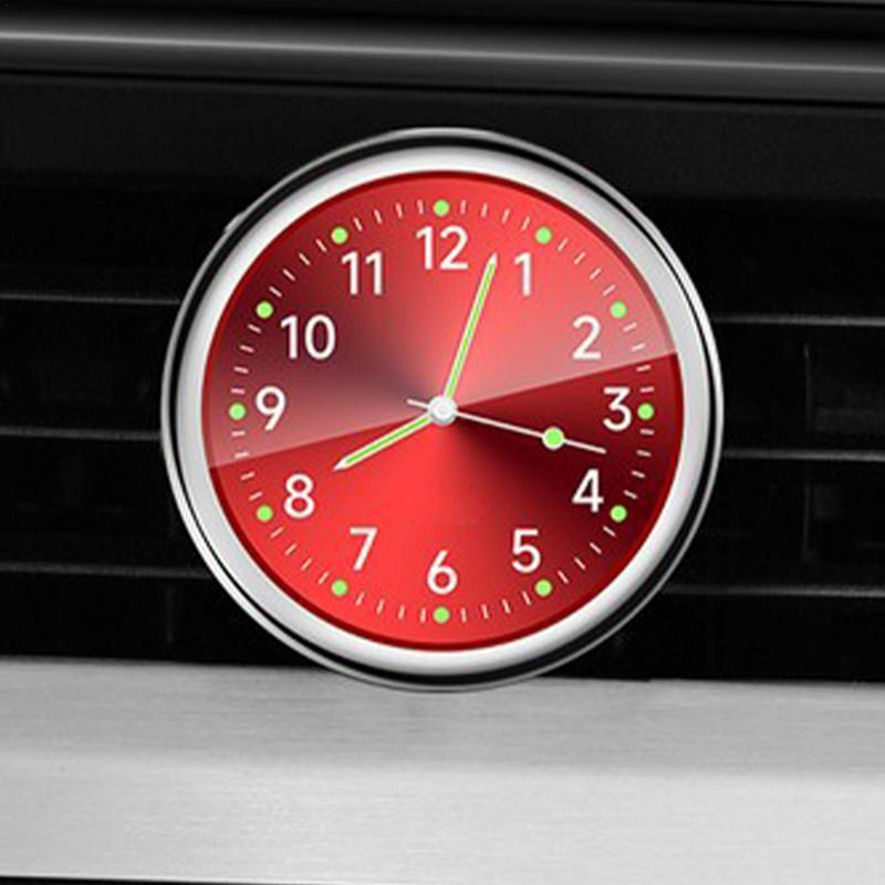 Автомобильные часы на приборную панель автомобиля, вентиляционные часы, портативные мини-аналоговые часы на приборную панель автомобиля, украшение для внедорожников, автомобилей, грузовиков