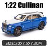 1/22 масштаб Cullinan SUV, литая под давлением модель автомобиля, игрушечный автомобиль с откатным механизмом, звуком и светом для детей, коллекция подарков для мальчиков и девочек