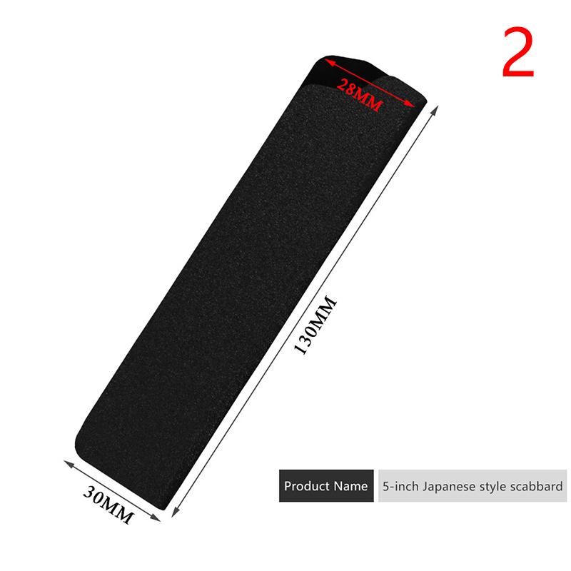 Black Plastic Kitchen Knife Blade Protector For 3.5-10 Inch Knife Cases Eco-Friendly Material High Quality Practical
