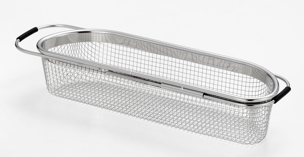 Корзина для выдвижной мойки Yoshikawa Sliding Sink Basket Slim, сделано в Японии, спецификация подарочной упаковки Shapeline SP1207