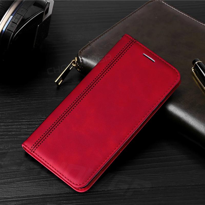 Сильный магнитный кожаный флип-чехол для OPPO Realme C1 C2 C3 3 5 5S 5i 6i 6 Pro Reno 2 Z 2Z 3 A52 A92 A73 A91 A31 A5 A9, мягкие чехлы-книжки для телефонов