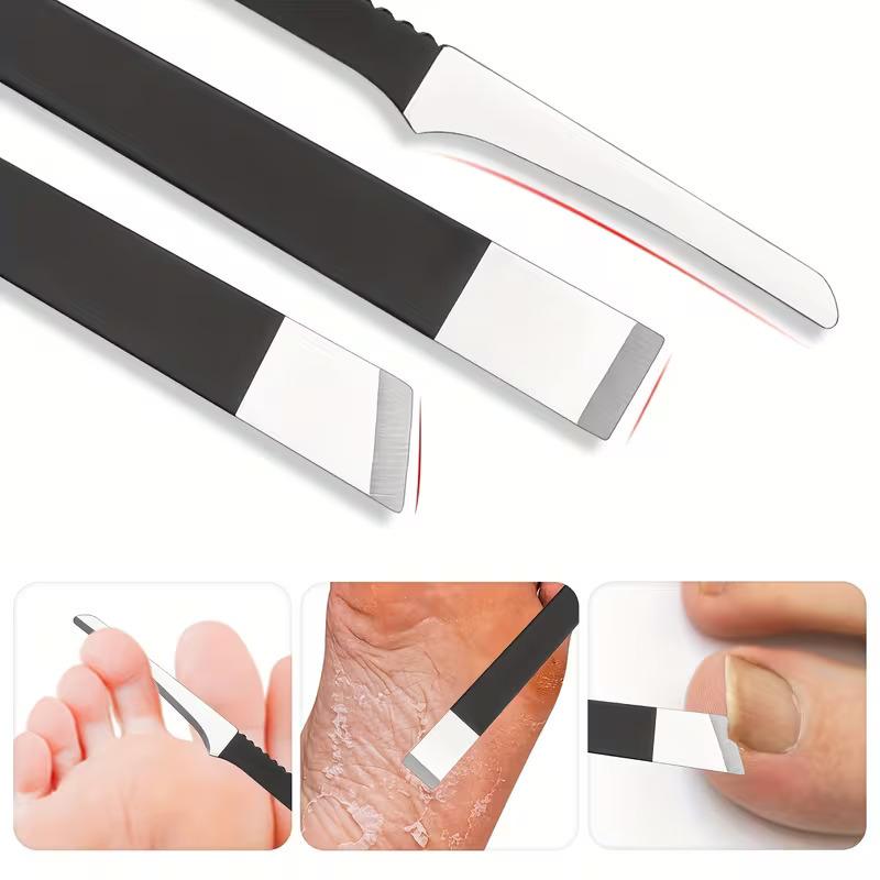 Extra Sharp Large Nail Clippers Pedicure Kit 7pcs Stainless Steel Thick Hard Nail Remover Durable