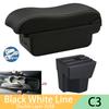 For KIA Rio 3 armrest box KIA K2 X-line Rio 3 2011 2012 2013 2014 2015 2016 car armrest accessories interior Storage box