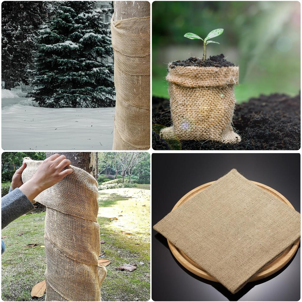 Натуральный джут мешковина рулон мешковины 20 м Идеально для настольного DIY и деревенского и пасторального Идеально в качестве подарка 600 см Ткань, Веревка, Поделки, Шитье,