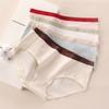 Underwear Women's Cotton 7A Antibacterial Crotch Midwaist Seamless Briefs Triangle Underpant