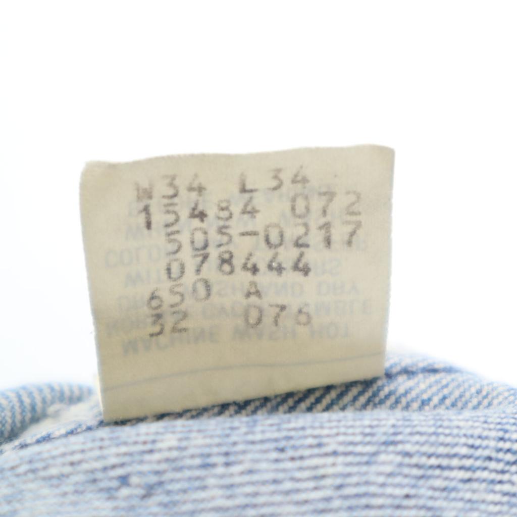 Levi's Винтажные джинсы 505 80-х годов w34 Синие джинсы Мужские Б/У