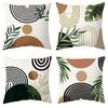 Bohemian Home Decoration Pillowcase Geometric Leaf Pattern Printing Pillow Cover Living Room Room Sofa Cushion Cover