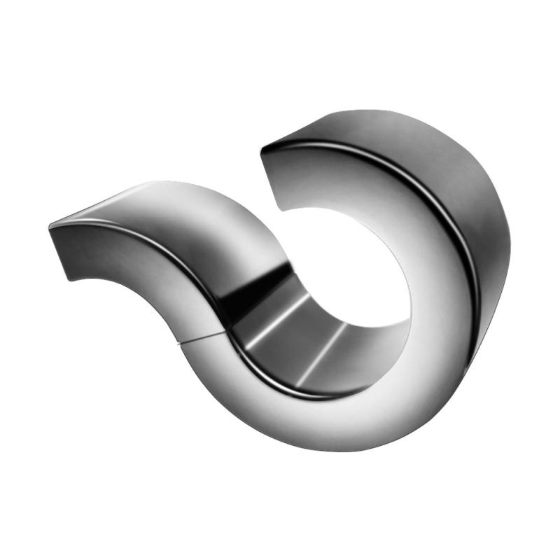 Мужское магнитное кольцо из нержавеющей стали с адсорбционным стилем, кольцо для пениса, инструмент для задержки эякуляции, кольцо для пениса