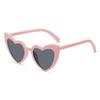 Heart Shaped Sunglasses Vintage Trendy Street Shooting Shades Uv Protection Irregular Fashion Pink Heart Sun Glasses For Women
