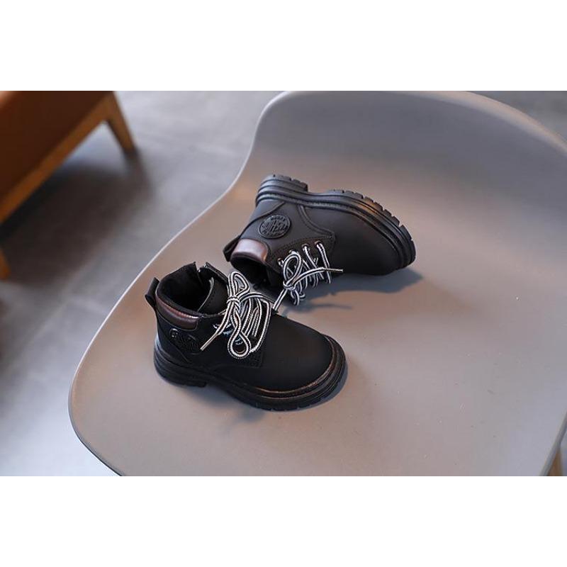 Классические детские сапоги из ревеня, осенние новые одинарные сапоги, короткие сапоги для мальчиков