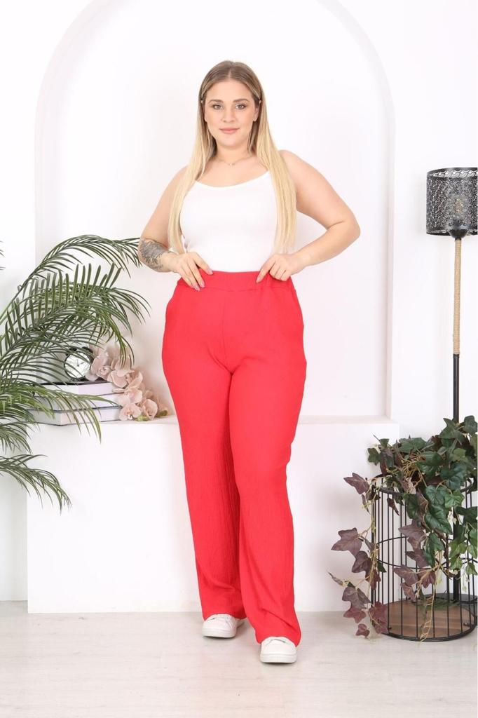 Женские брюки больших размеров, черные свободные брюки из ткани с рюшами