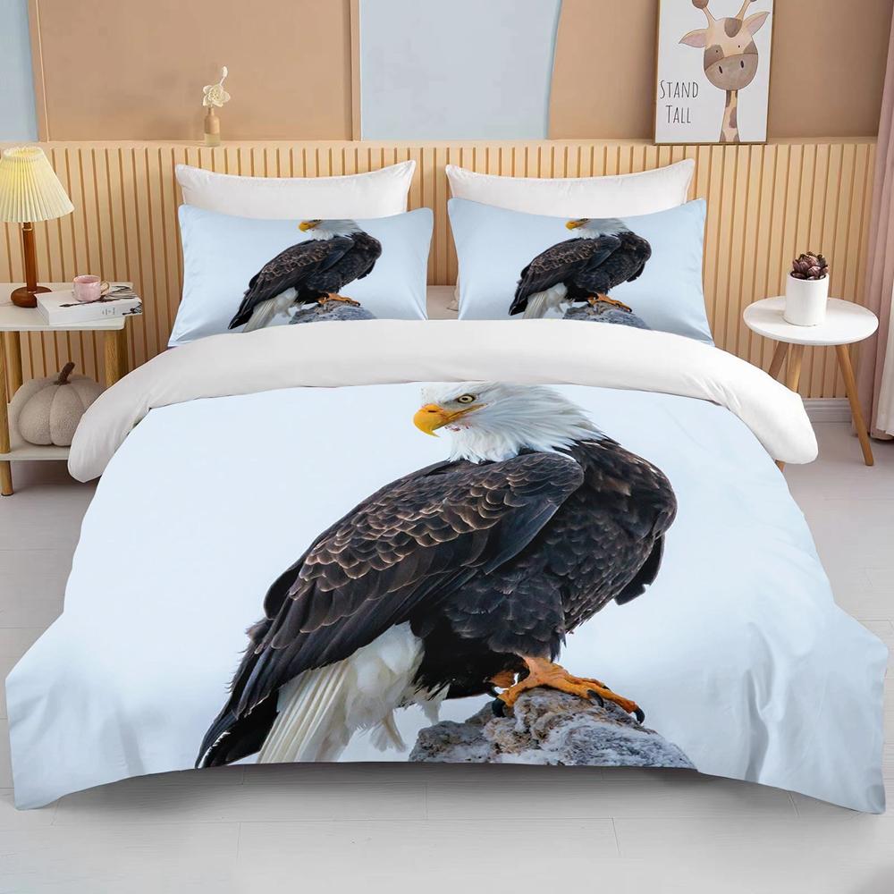 10 Sizes Male Eagle Bedding Set Duvet Cover Bed Set Quilt Cover Pillowcase King Queen Size Bedding Set For Child Gift